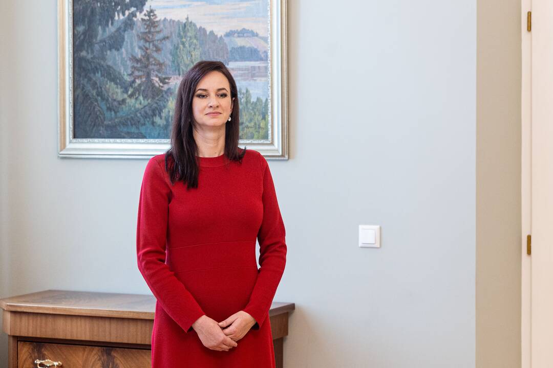 Ruginienė susitiko su Nausėda