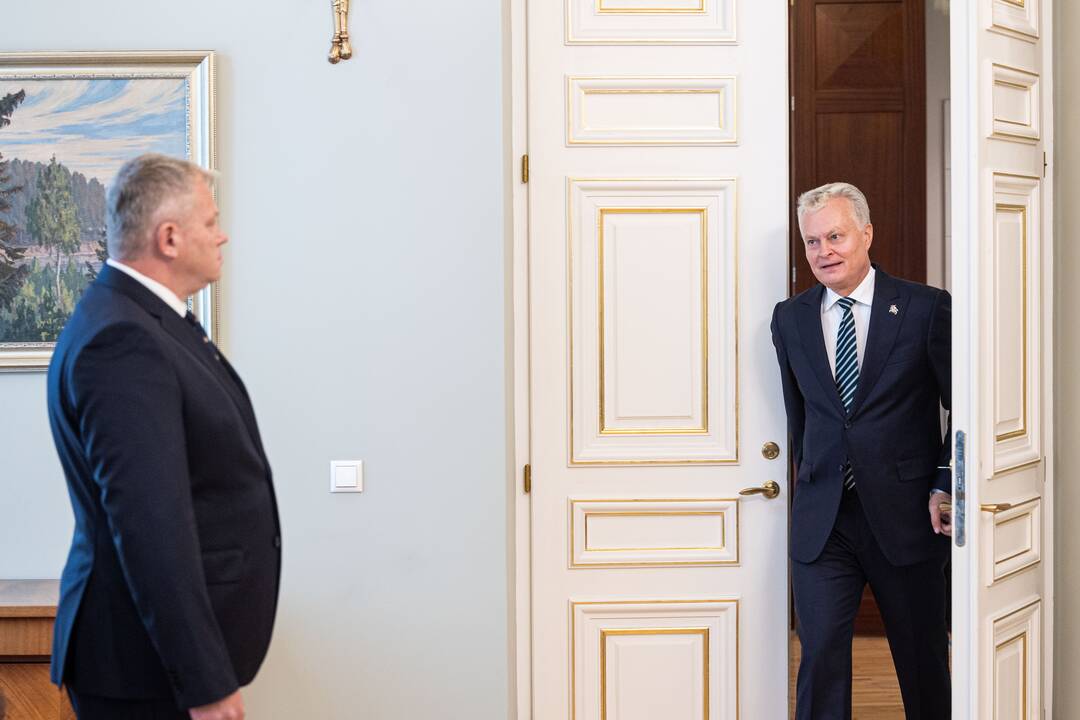 Prezidentas susitiko su Andriumi Palioniu