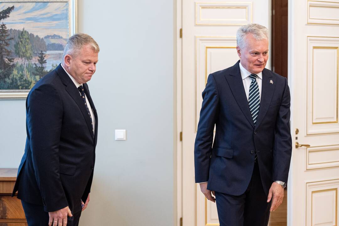 Prezidentas susitiko su Andriumi Palioniu