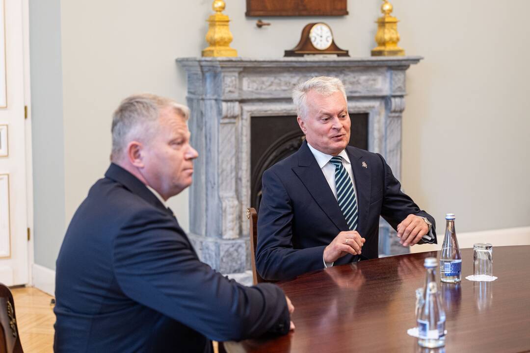 Prezidentas susitiko su Andriumi Palioniu