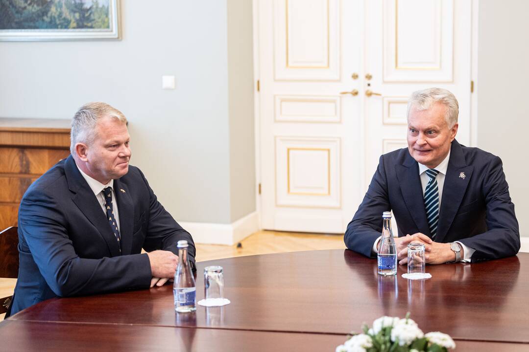 Prezidentas susitiko su Andriumi Palioniu