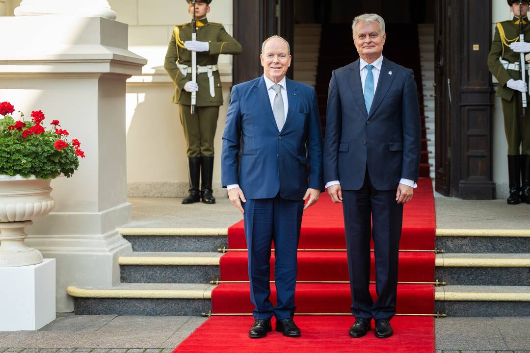 Į Lietuvą atvyko Monako princas