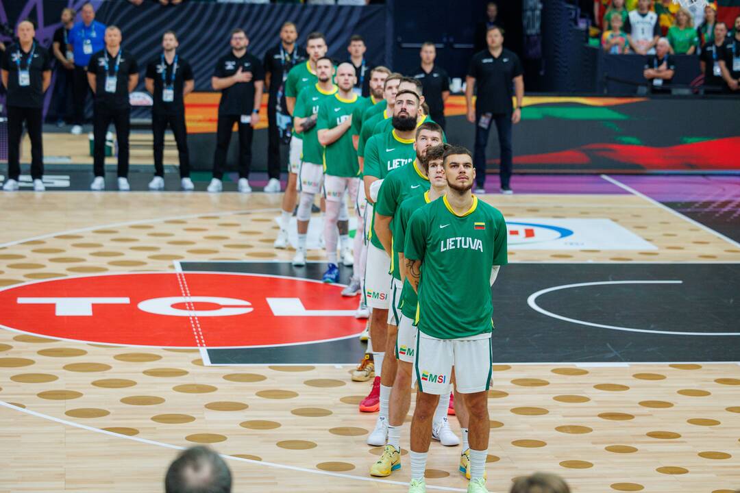 Europos krepšinio čempionate – Lietuvos ir Vokietijos rinktinių akistata