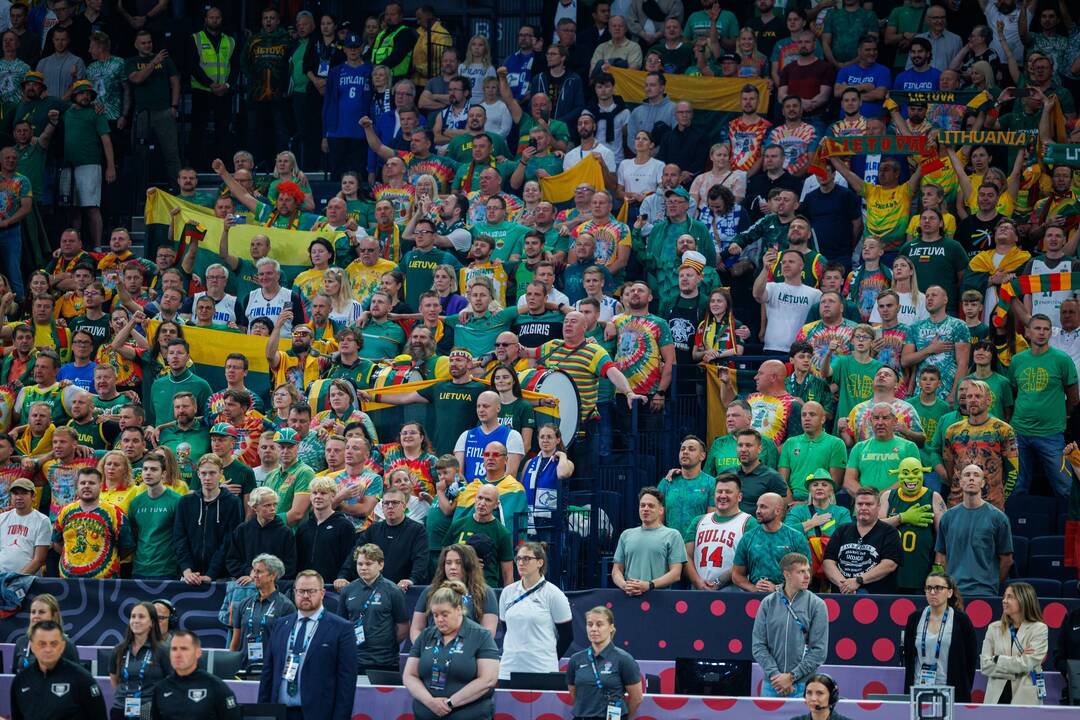 Europos krepšinio čempionate – Lietuvos ir Vokietijos rinktinių akistata