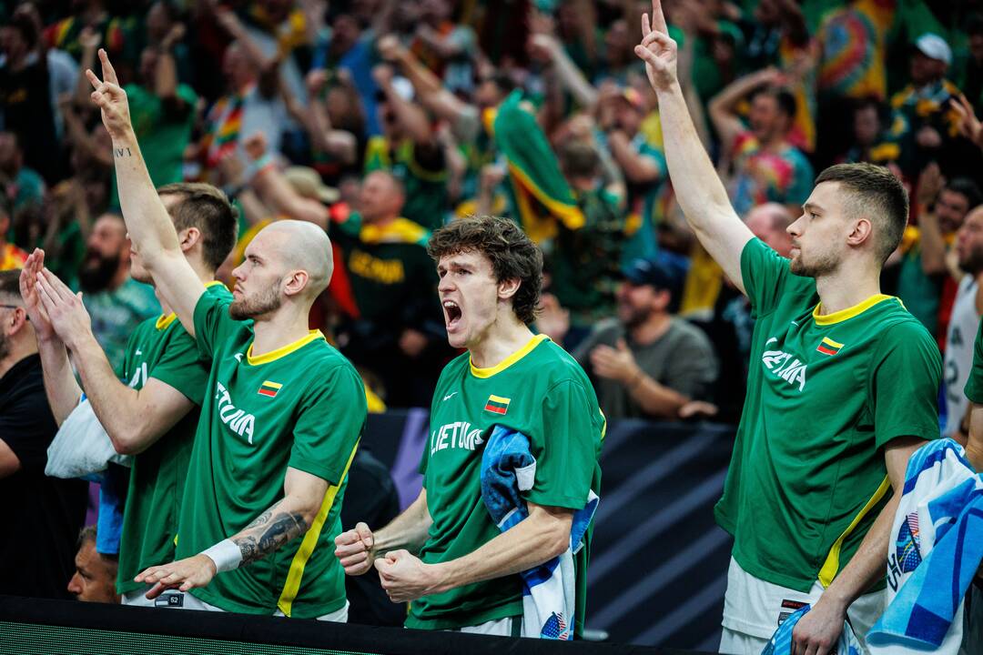 Europos krepšinio čempionate – Lietuvos ir Vokietijos rinktinių akistata