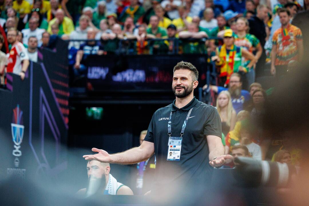 Europos krepšinio čempionate – Lietuvos ir Vokietijos rinktinių akistata