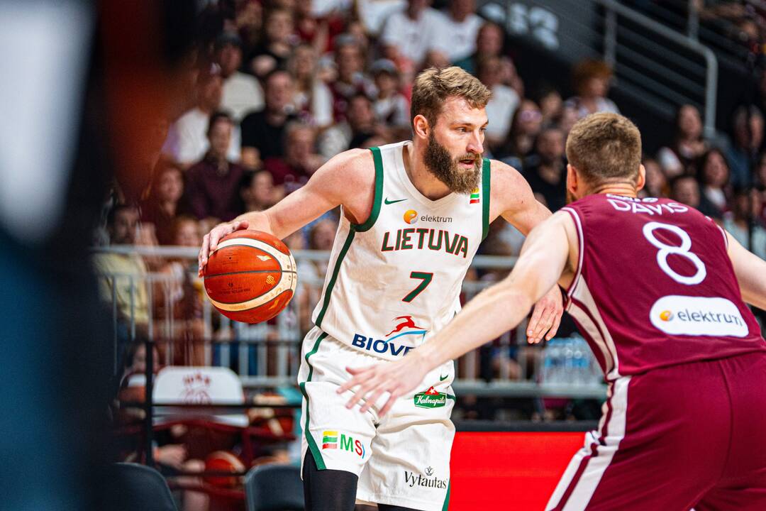 Kontrolinės krepšinio rungtynės: Latvija – Lietuva 105:109