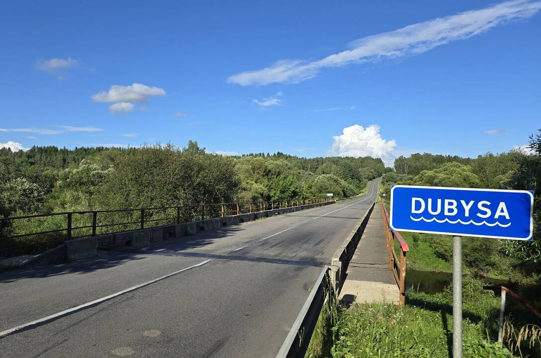 Raseinių rajone pradedamas rekonstruoti tiltas per Dubysą, planuojami eismo ribojimai