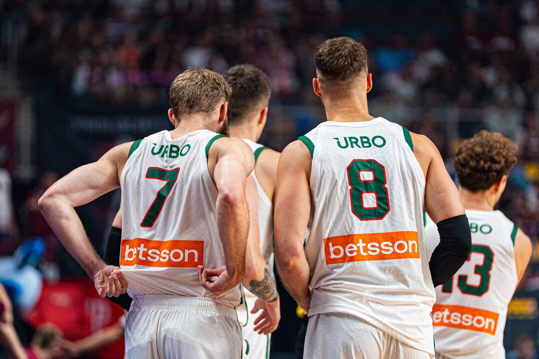 Kontrolinės krepšinio rungtynės: Latvija – Lietuva 105:109