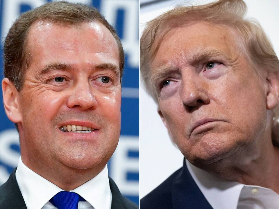 Dmitrijus Medvedevas ir Donaldas Trumpas