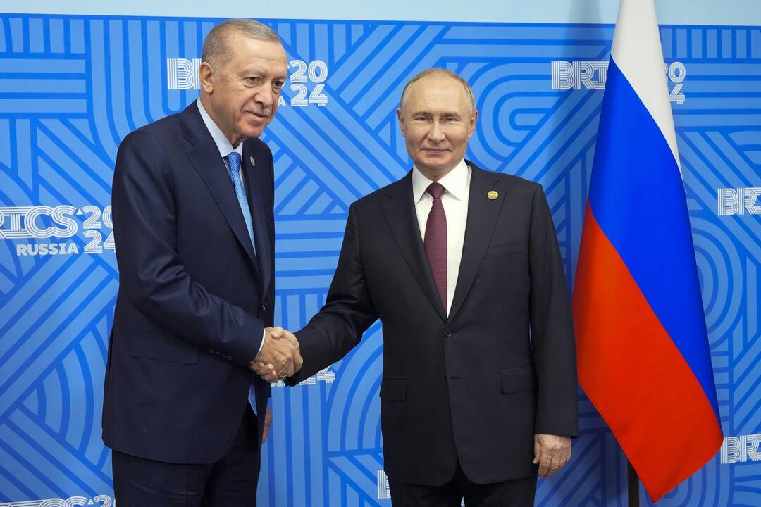 Recepas Tayyipas Erdoganas ir Vladimiras Putinas