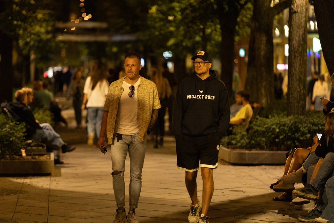 Po Robbie Williamso koncerto: Kauno gatvėse pasklido didžiulė minia  