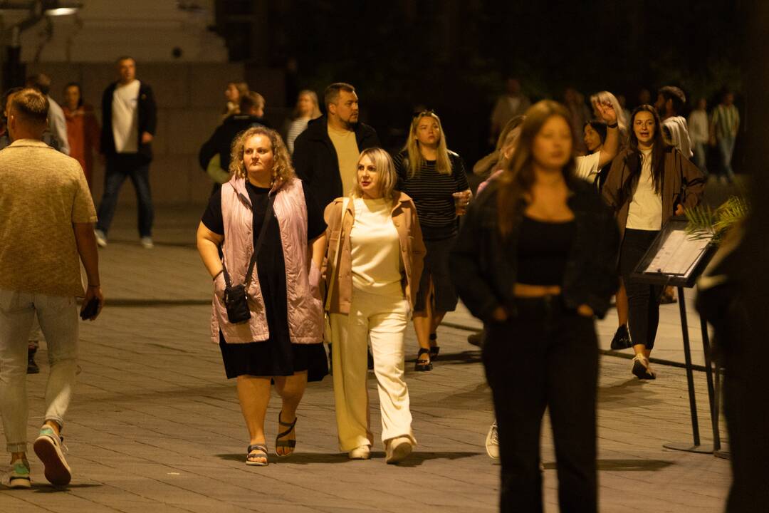 Po Robbie Williamso koncerto: Kauno gatvėse pasklido didžiulė minia  