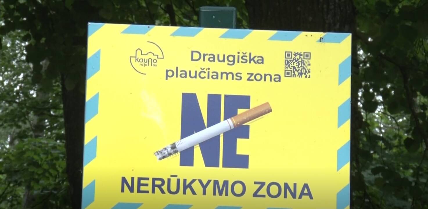 Šiame rajone rūkymas uždraustas beveik visur