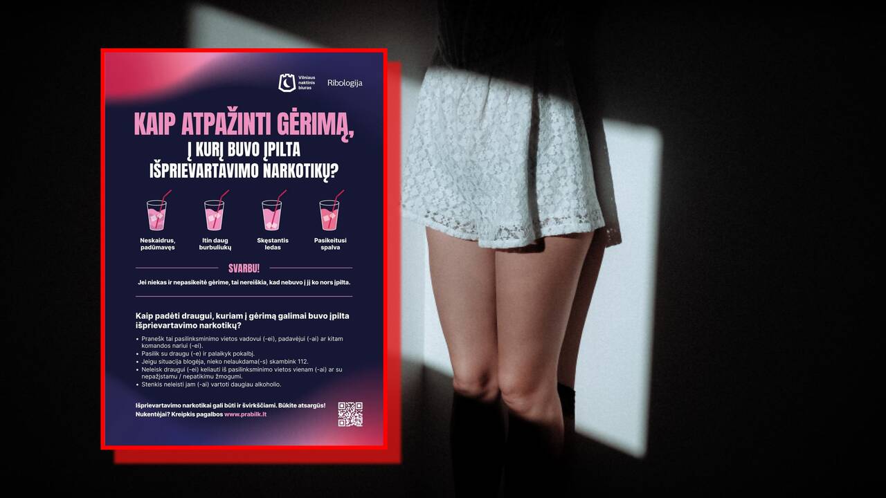 Svarbu: kaip atpažinti gėrimą, į kurį buvo įpilta išprievartavimo narkotikų?