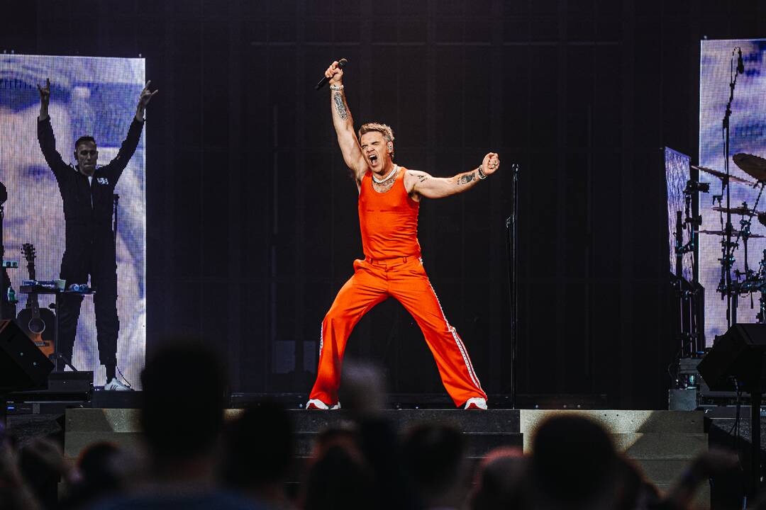 Robbie Williamso koncertas Kaune