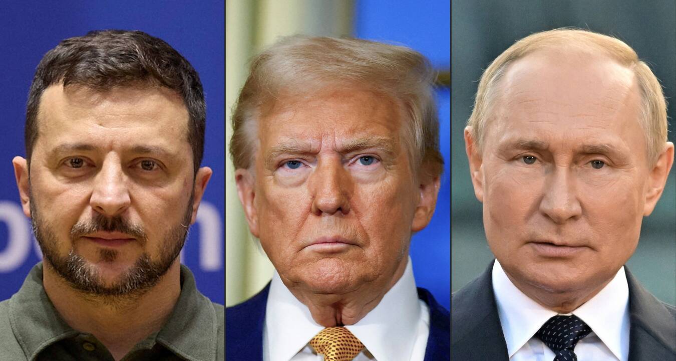 Skelbiama, kada Trumpas norėtų surengti susitikimą su Zelenskiu ir Putinu