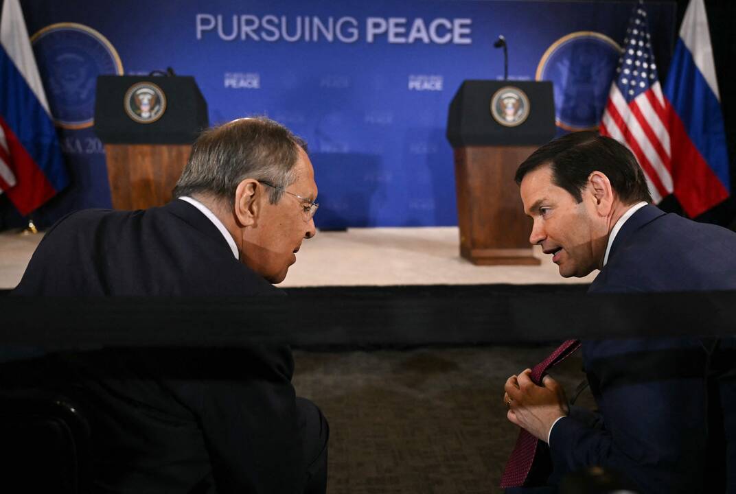 Rubio perspėjo apie galimas naujas sankcijas Rusijai