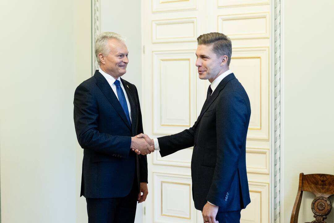 Gitanas Nausėda susitiko su Mindaugu Sinkevičiumi