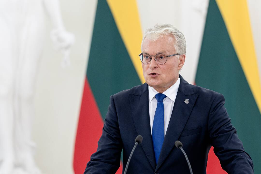Gitanas Nausėda susitiko su Izraelio prezidentu Isaacu Herzogu