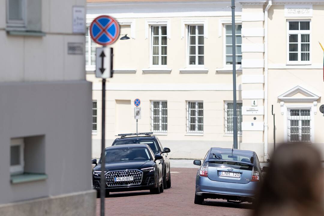Gintautas Paluckas atvyko į Prezidentūrą