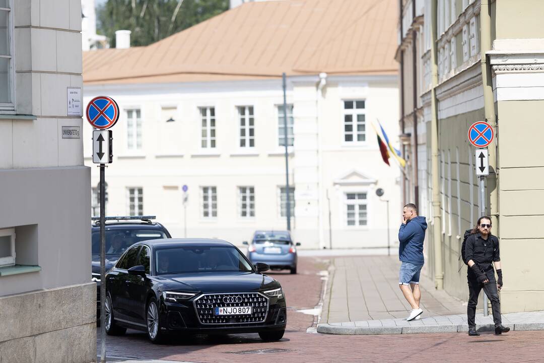 Gintautas Paluckas atvyko į Prezidentūrą