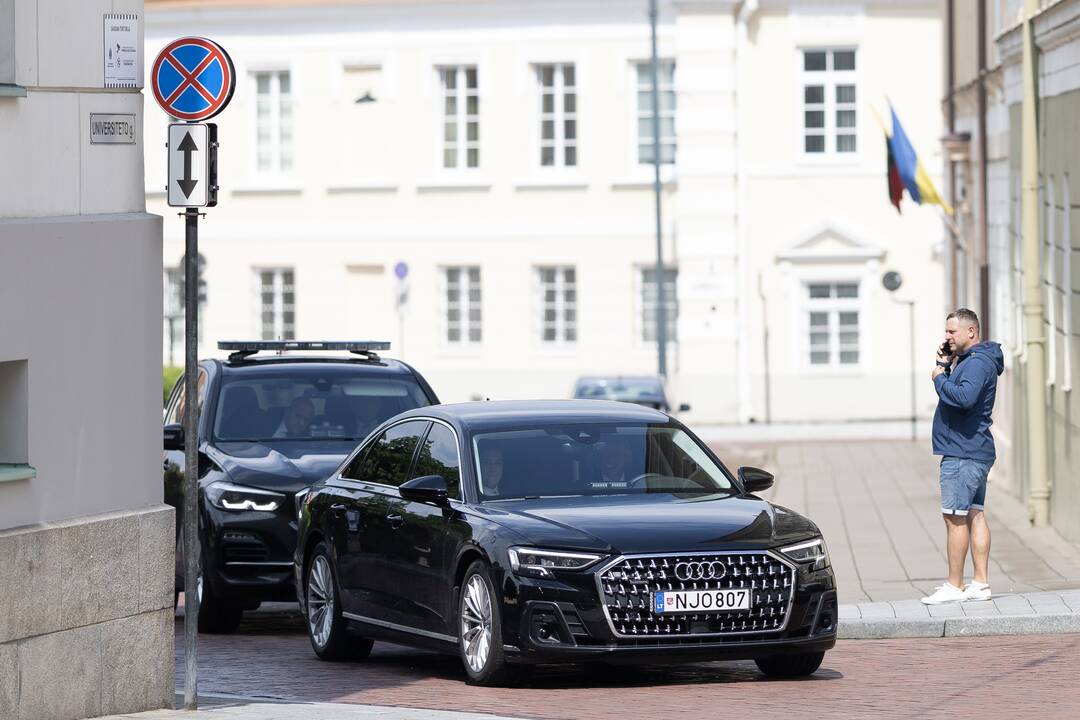 Gintautas Paluckas atvyko į Prezidentūrą