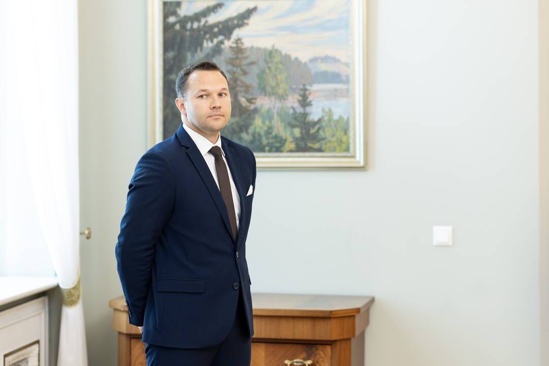Gitanas Nausėda susitiko su Edvinu Grikšu