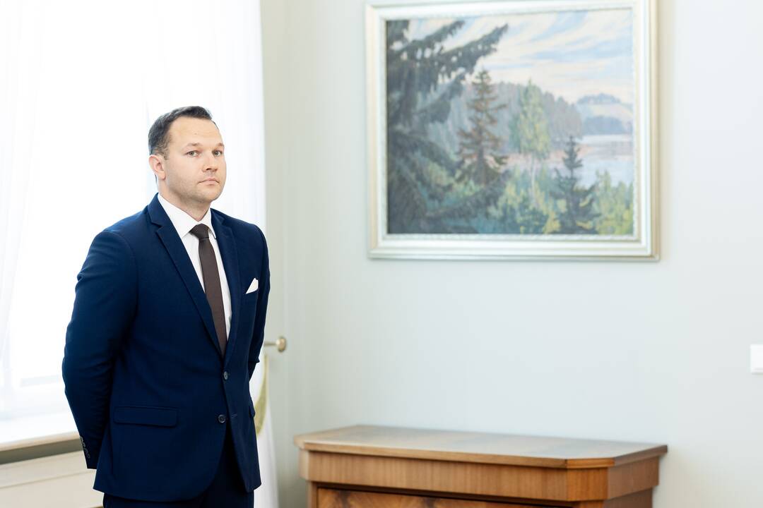 Gitanas Nausėda susitiko su Edvinu Grikšu