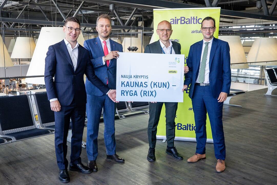 Kauno oro uoste pristatyta plėtros eiga ir nauja skrydžių kryptis