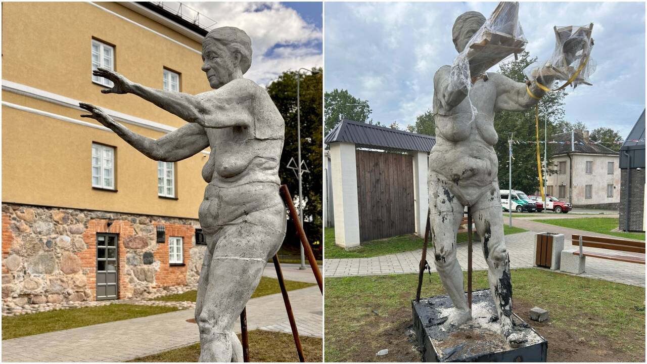 Prieš skulptūrą Zarasuose – dar vienas išpuolis 