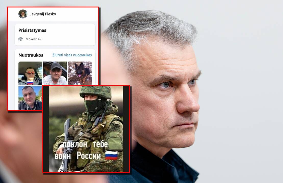 Dėl Policijos generalinio komisaro pavaduotojos sutuoktinio – šaršalas