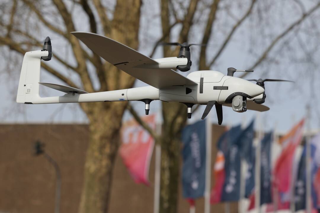 Vokietijos dronų gamintoja išskleidžia sparnus Ukrainoje
