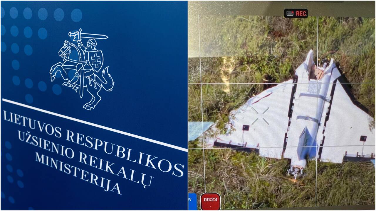 URM: Baltarusijai pareikšta protesto nota dėl į Lietuvą įskridusio drono