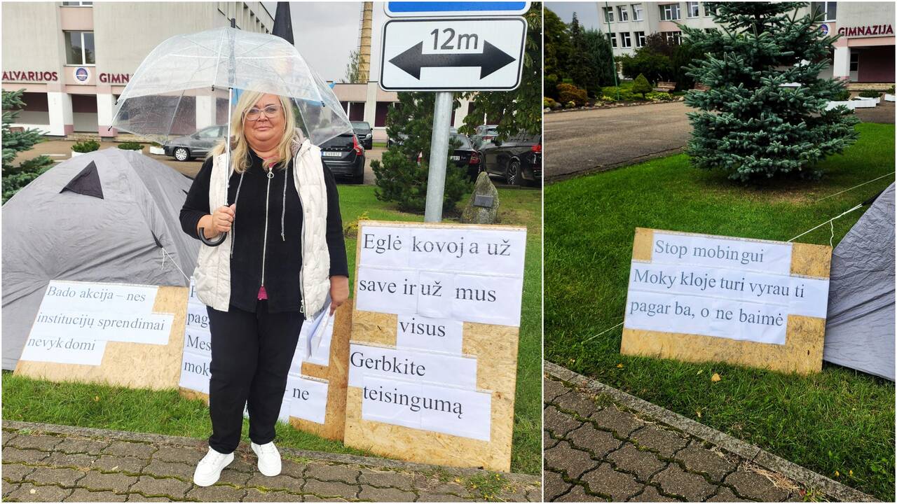 Prieš mokslo metų pradžią mokytoja paskelbė bado akciją