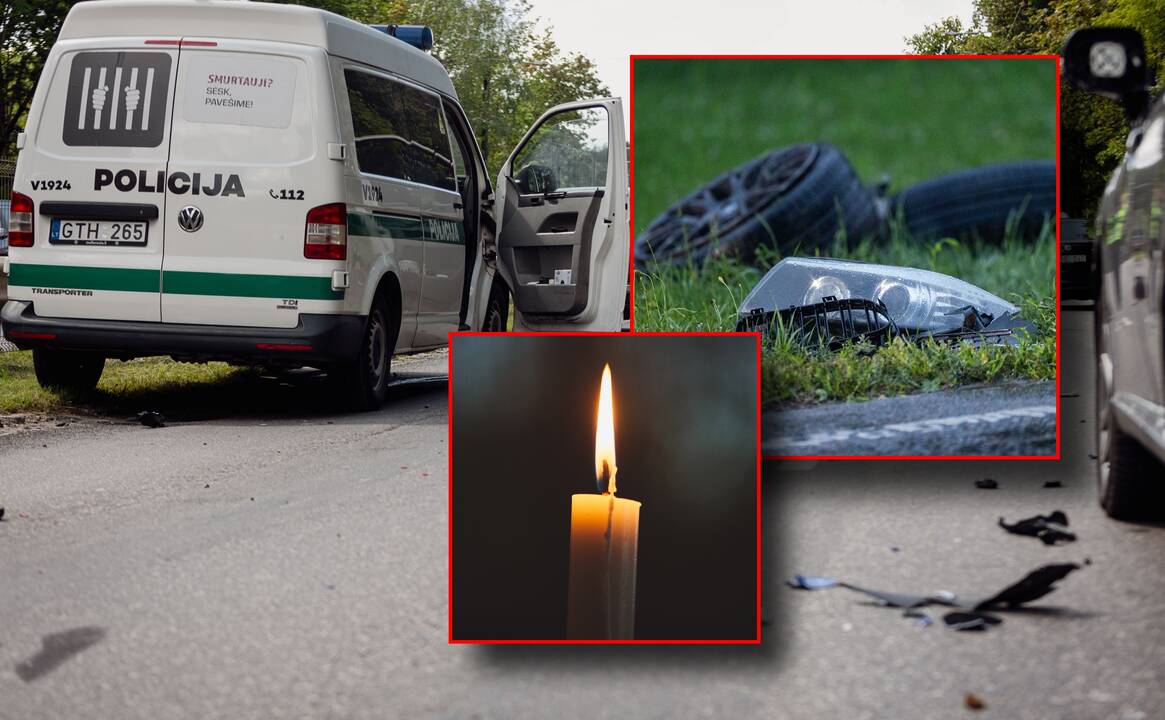 Tragedija Klaipėdos rajone: per avariją žuvo BMW vairuotojas, sužeisti du mažamečiai