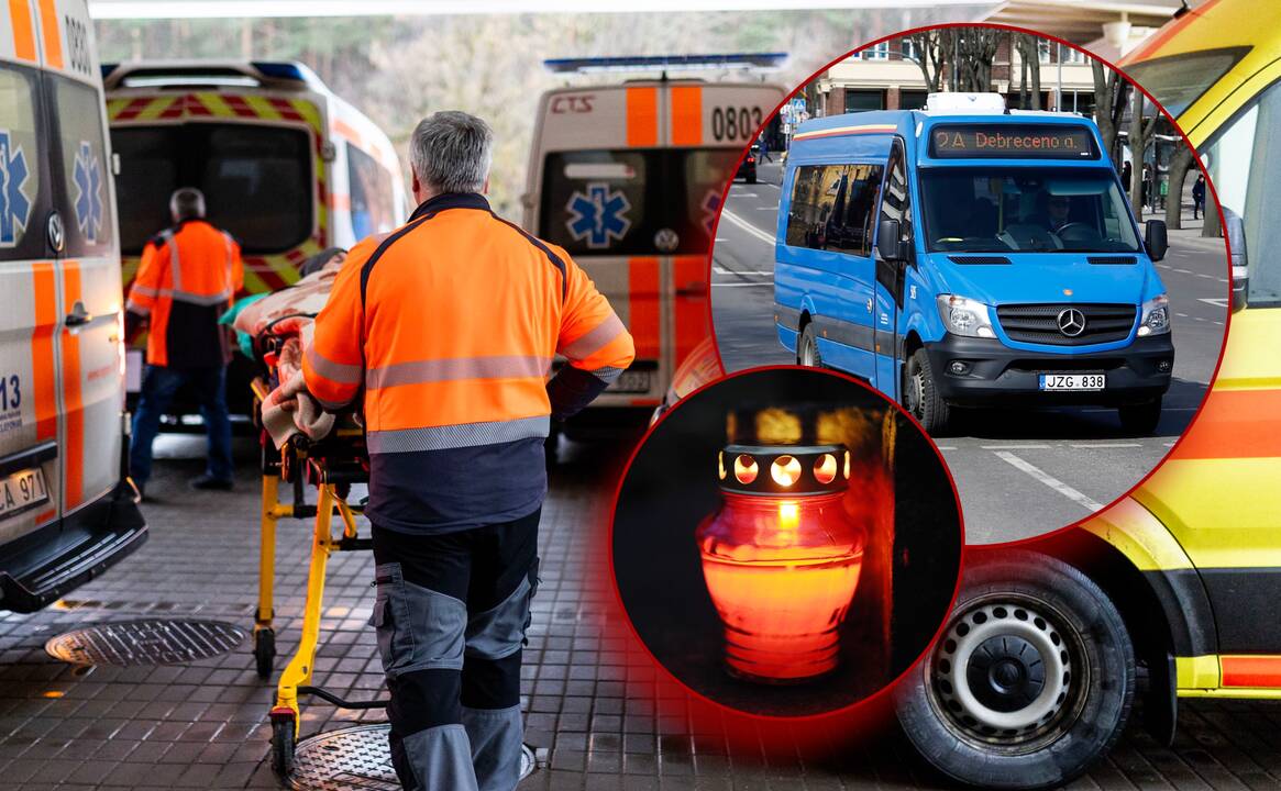 Tragedija viešajame transporte: po griuvimo maršrutiniame taksi mirė keleivė