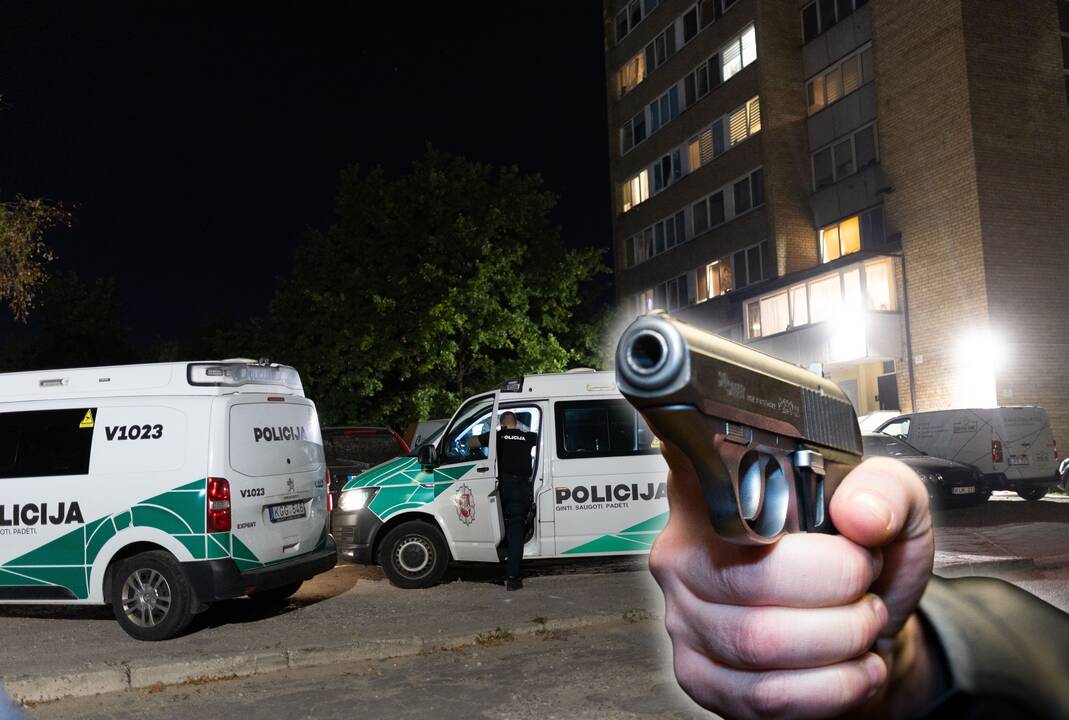 Meilės trikampio aistros, kurias lydėjo šūviai, išvertė iš lovų Šilainių gyventojus