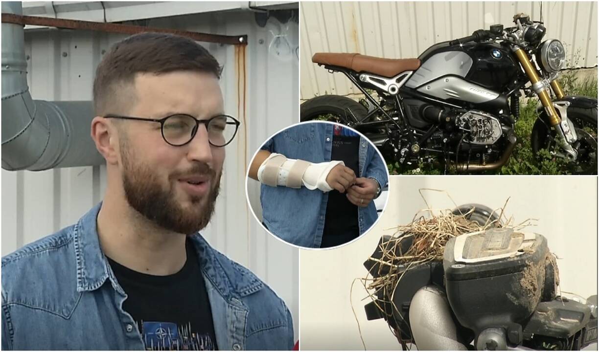 Avariją išgyvenęs Adomas Bužinskas atskleidė, ar dar sės ant motociklo