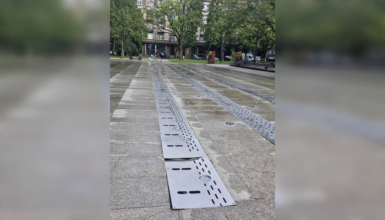 Sugedęs: Danės skvero fontanas jau antrus metus neveikia.