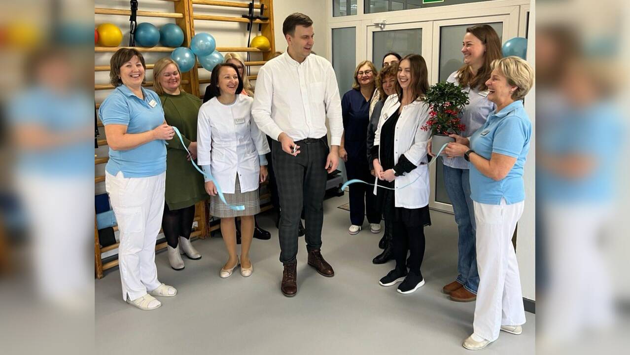 Pokyčiai: neseniai atidarytoje naujoje fizinės medicinos ir reabilitacijos salėje pacientų laukia dar daugiau kokybiškų paslaugų.