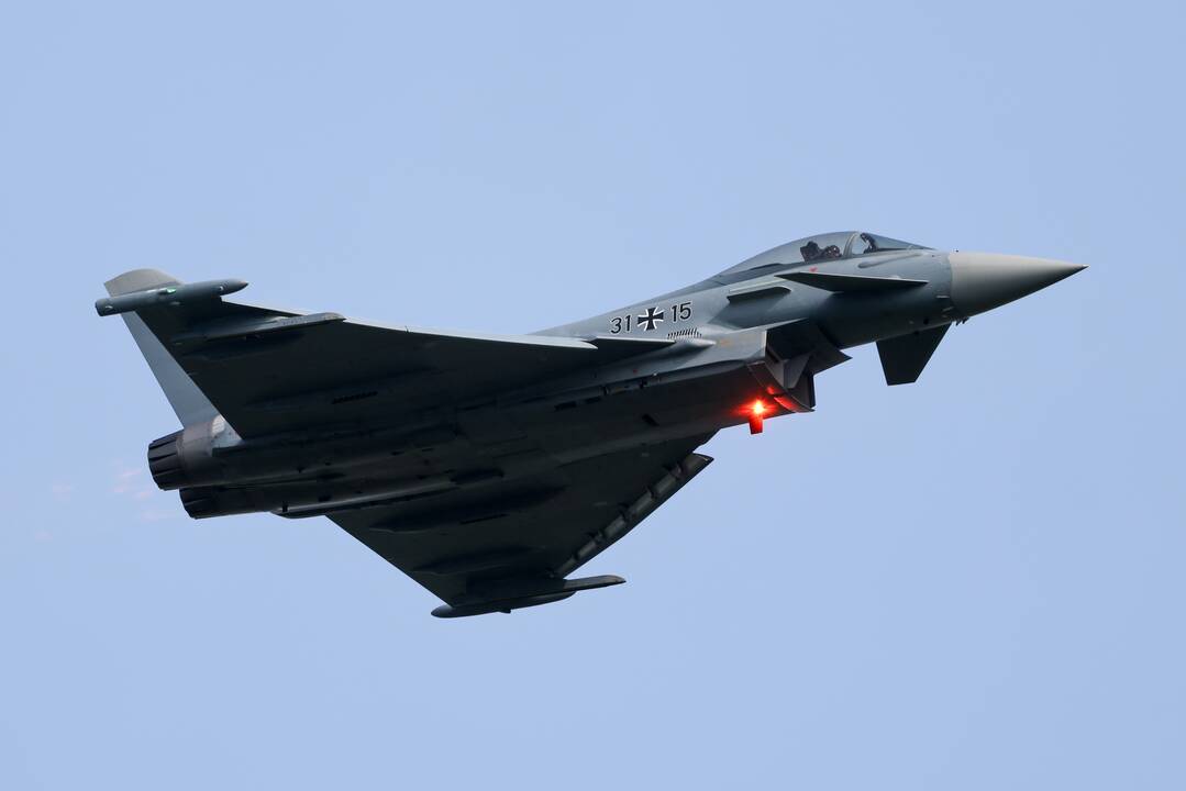 Lenkijoje NATO misijoms bus dislokuoti Vokietijos naikintuvai „Eurofighter“
