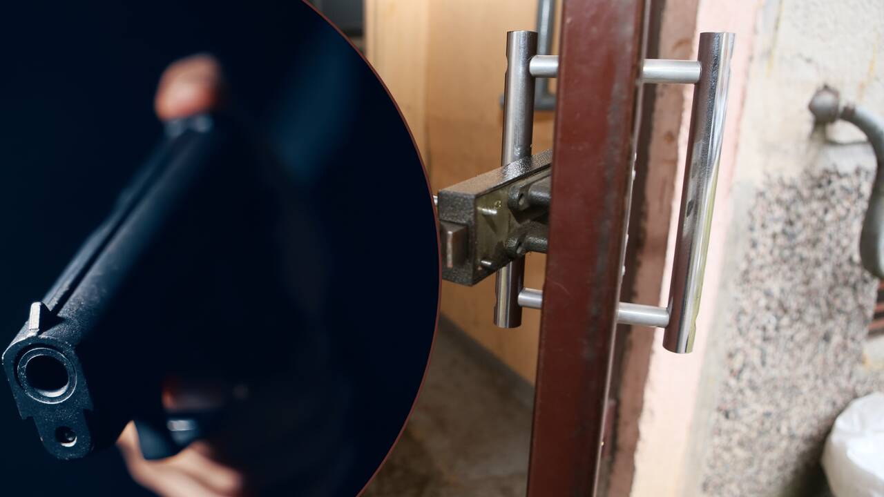 Neblaivus vyras Kaune drausmino jaunuolius: grasino ginklu