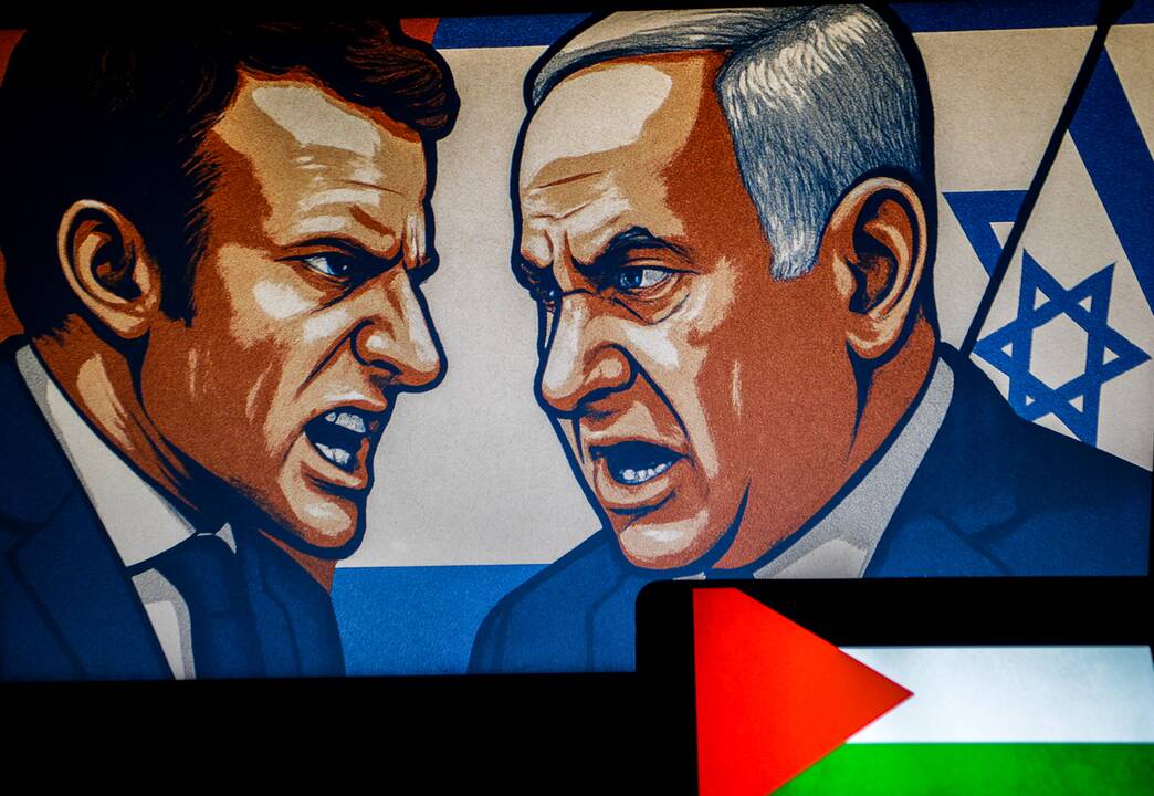 Macronas: Izraelio planas perimti Gazos miesto kontrolę yra kelias į nuolatinį karą