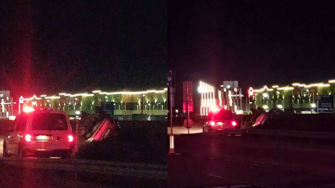 Netoli Vilniaus ant stogo vertėsi automobilis: vairuotojas paspruko