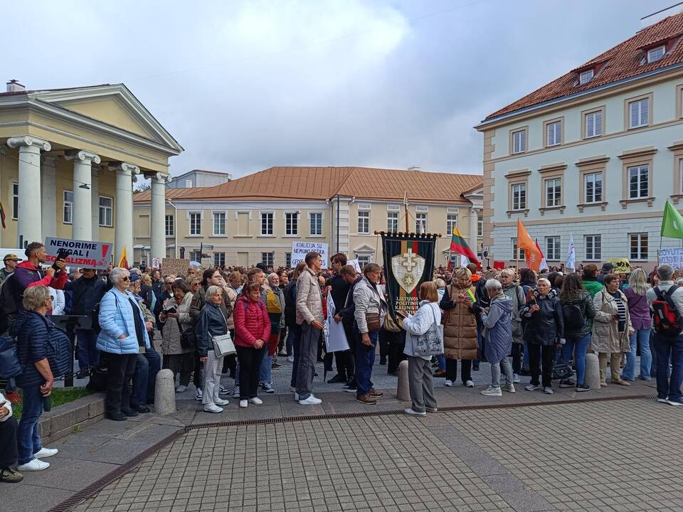 Sostinėje – protestas „Gėdos diena“