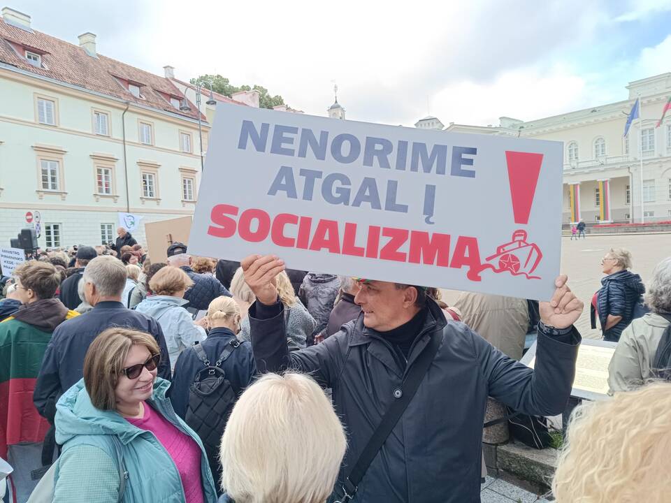 Sostinėje – protestas „Gėdos diena“