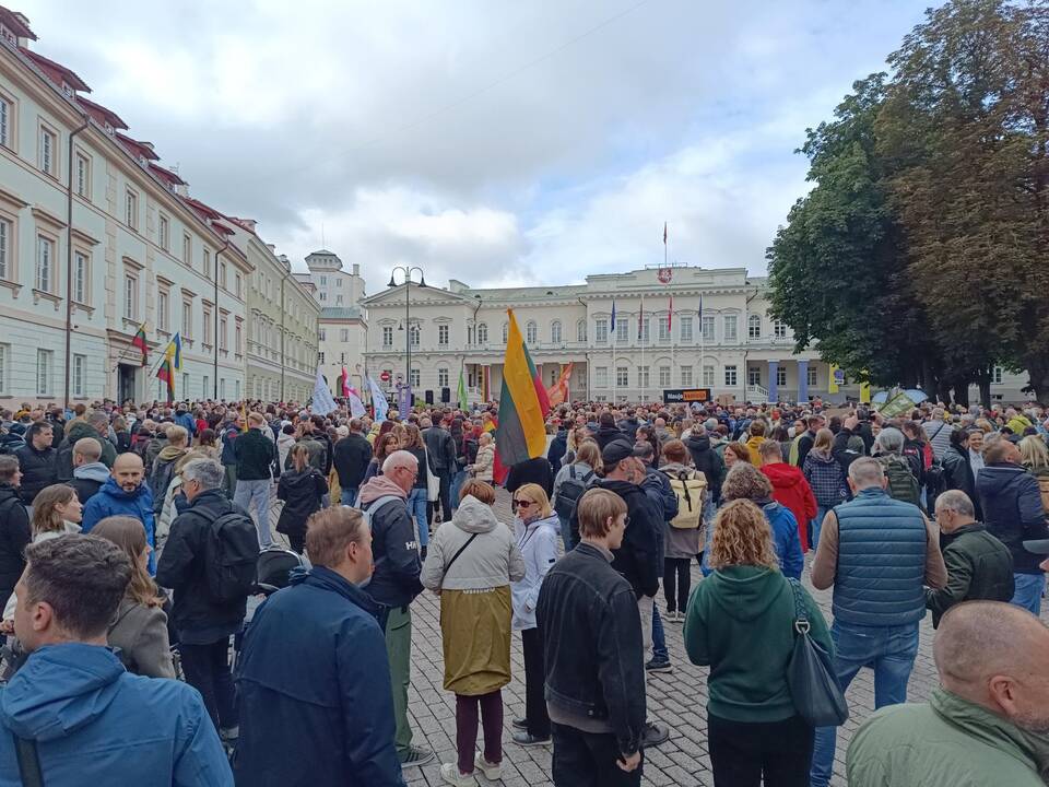 Sostinėje – protestas „Gėdos diena“