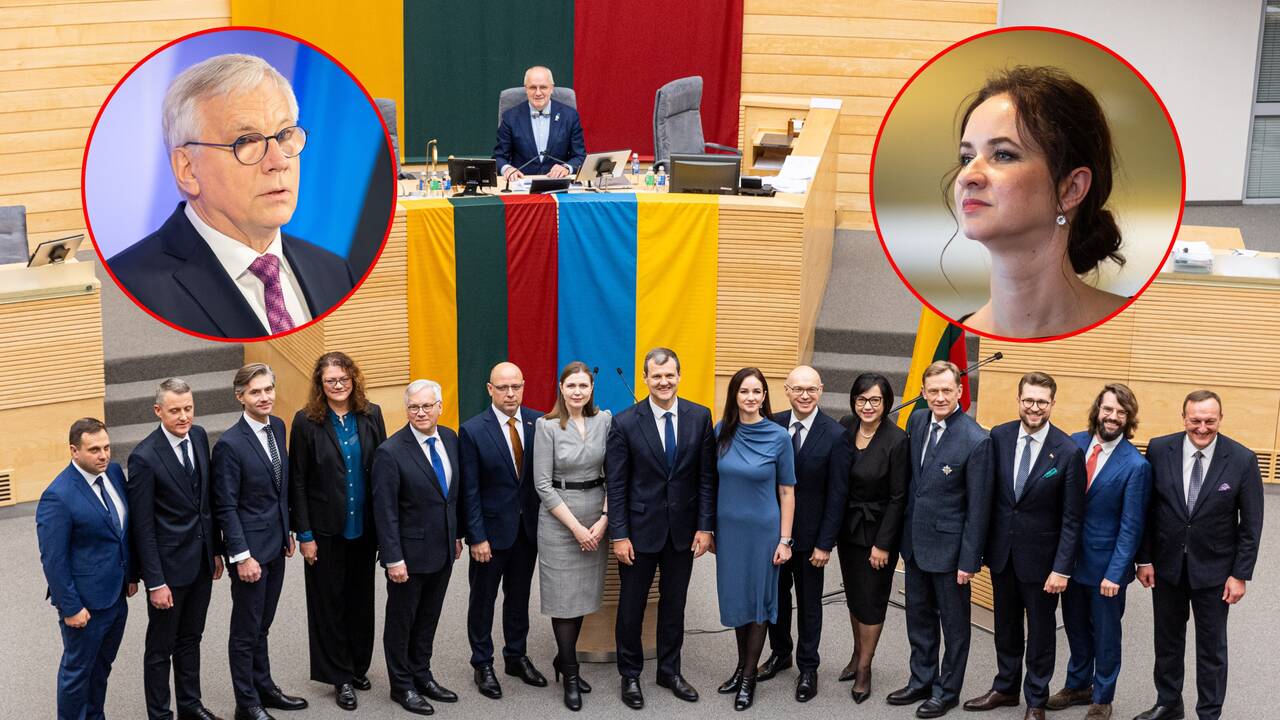 Kurių ministrų kėdės svyruoja?