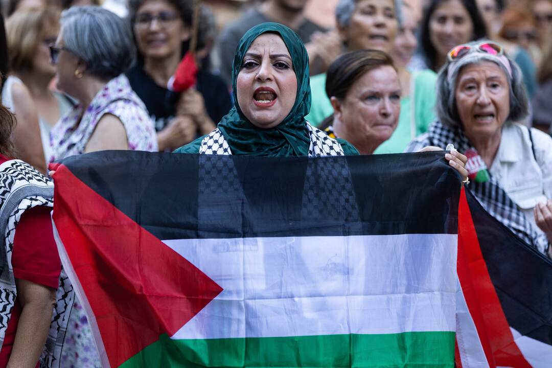 Baltieji Rūmai kritikuoja planus pripažinti Palestinos valstybę